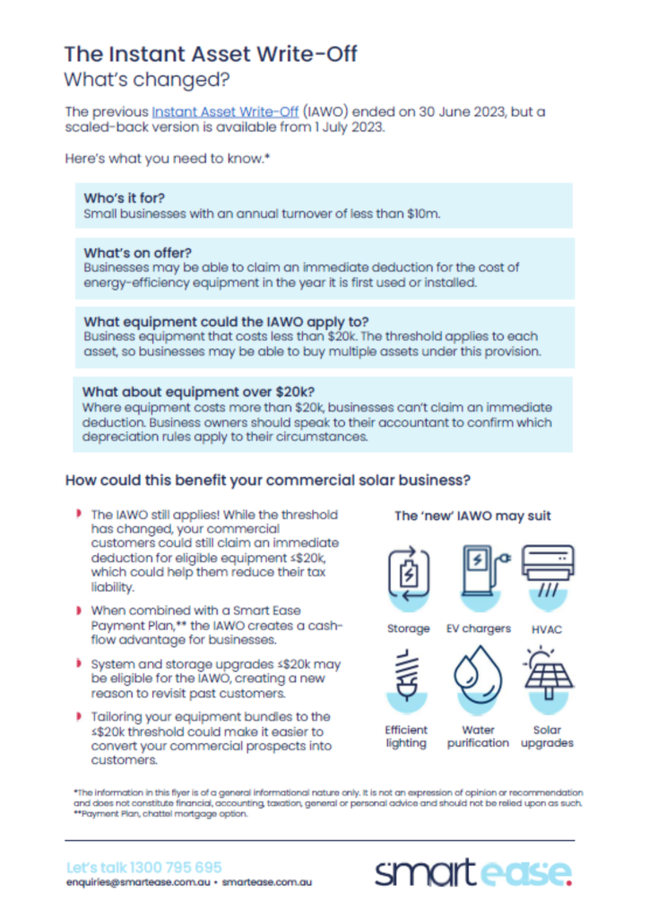 Instant Asset Write-Off explainer