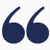 quote mark blue quote mark blue